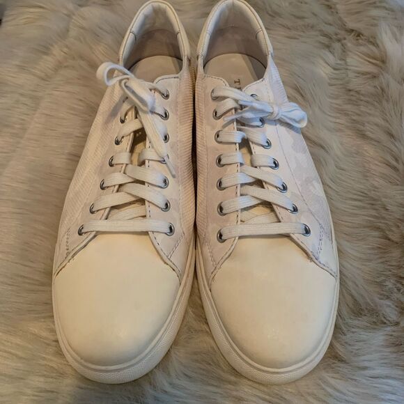 Trask Alder Leather Sneakers - White/camouflage pattern - Picture 5 of 8